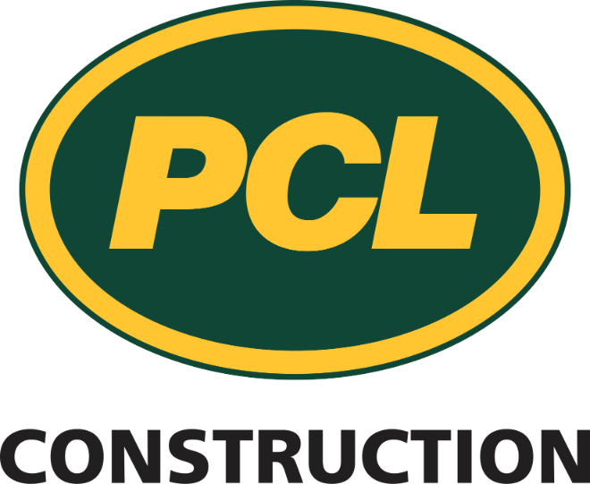 PCL Construction White Logo